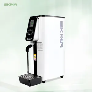 Commercial Electric Milk Tea Heater Steam Milk Frother Machine 6L Mini Fully Automatic Coffee Foam Maker Machine