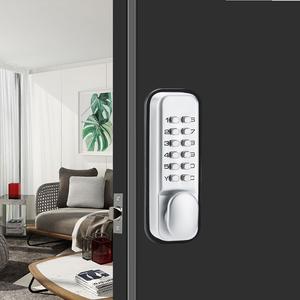 กุญแจล็อคดิจิตอลแบบปุ่มกดไม่ใช้กุญแจสำหรับประตูทองเหลืองตู้บ้านสำนักงานรวมรหัสล็อคด้วยรหัสผ่าน - Product Image 6