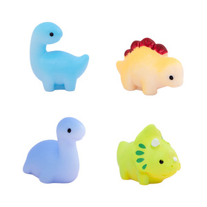 Figurines de dinosaures miniatures en résine, décoration de jardin, accessoires d'aménagement paysager intérieur et extérieur - Product Image 1