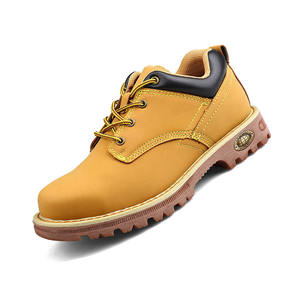 Stivali da <span class=keywords><strong>lavoro</strong></span> 2022 moda uomo <span class=keywords><strong>scarpe</strong></span> di sicurezza impermeabili taglio alto con punta in acciaio fodera in vera pelle per l'inverno estate autunno - Product Image 5