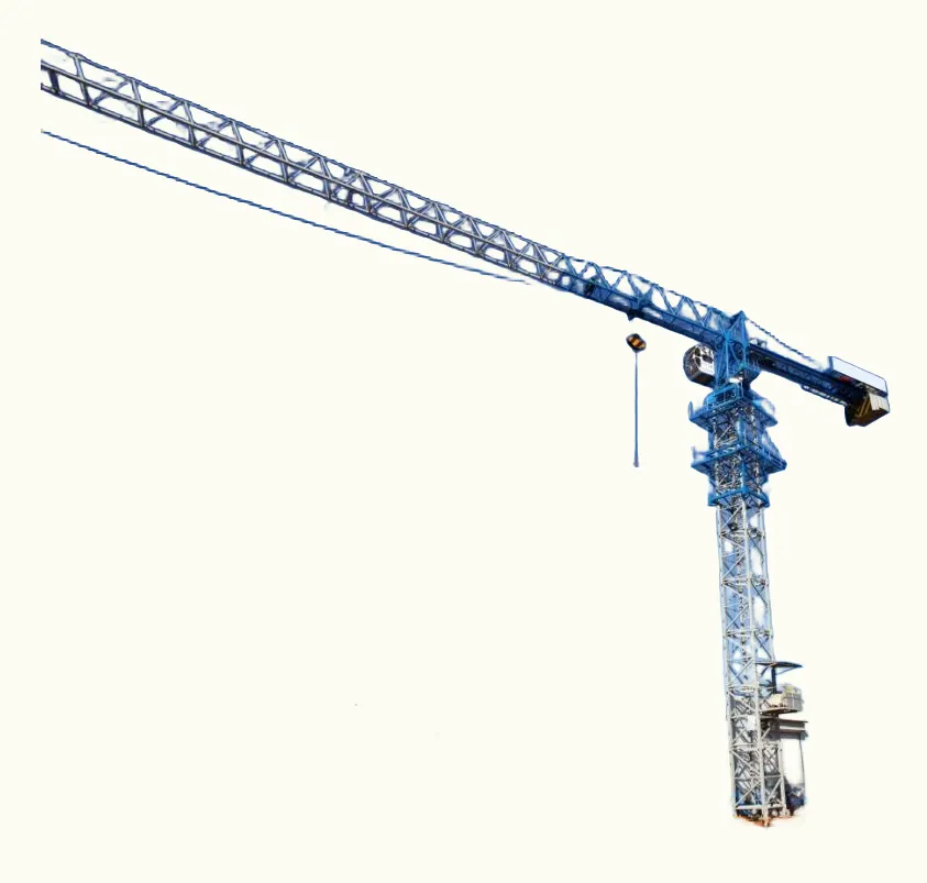 China High Quality heavy-duty Construction Machine 10 Ton 65M Flat-Top Tower Crane