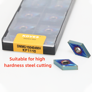 Pastilhas de Torneamento KOVES DNMG1504 para Aço Temperado - Pastilhas de Corte de Precisão para Torno com Suporte OEM/ODM - Product Image 1