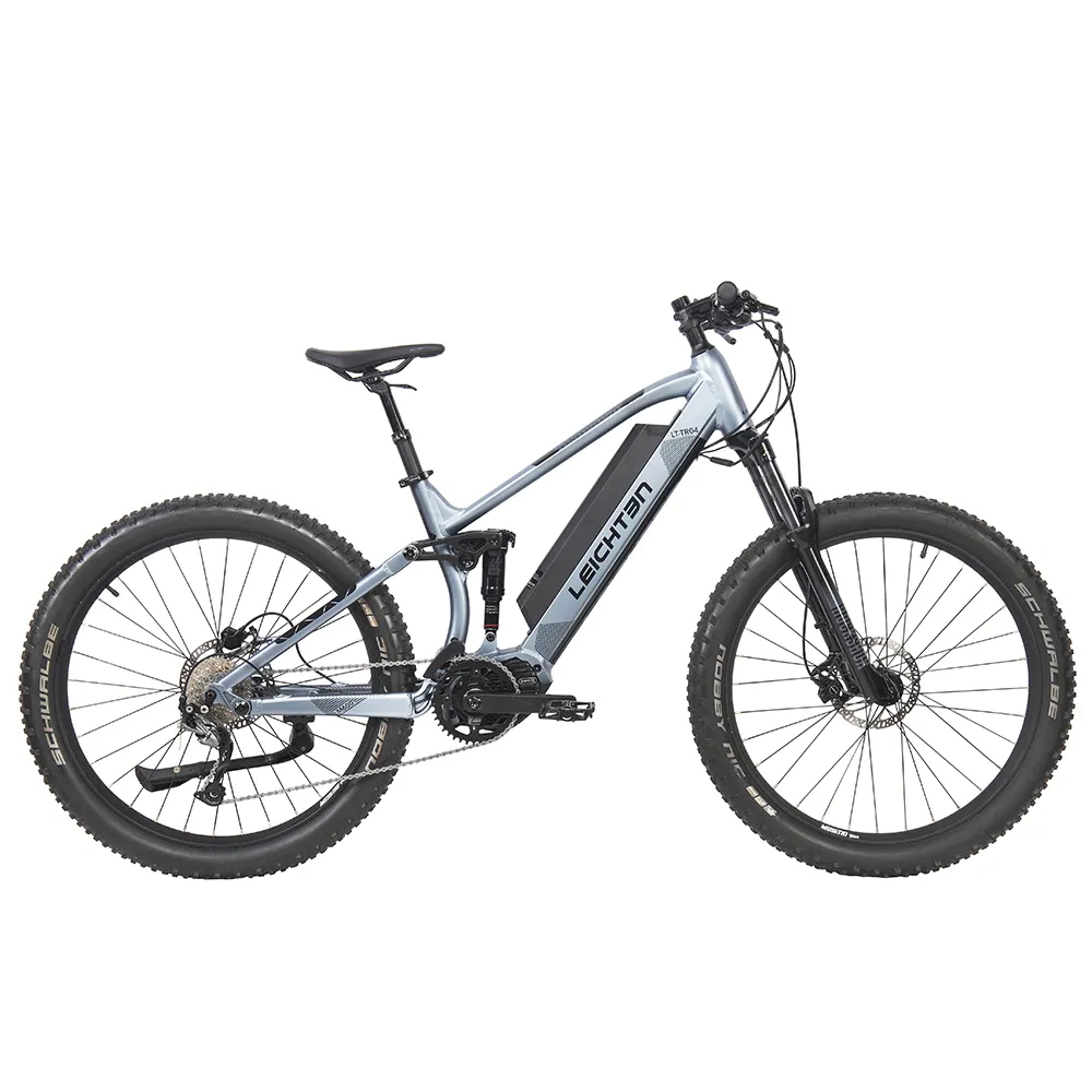 Fabriek Prijs 27.5 "/29" Ebike Full Suspension 500W/48V/16ah Oem Beschikbaar Mid drive Elektrische Mountainbike 29 Inch