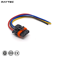 Conector Hembra para Sensor MAP Automotriz, Sensor de Presión Absoluta del Colector de Cobre, IP67 Impermeable, Enchufe de Cableado Eléctrico de 12V