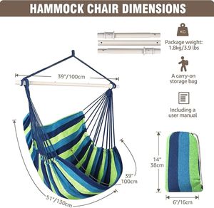 <span class=keywords><strong>Hamac</strong></span> portable d'extérieur en nylon parachute, très populaire, pour 2 personnes, mobilier de <span class=keywords><strong>camping</strong></span> avec sangles d'arbre pour adultes - Product Image 2