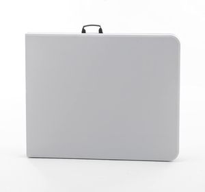 Mesa Plegable <span class=keywords><strong>de</strong></span> Plástico Resistente, Plegable por la Mitad, 6 Pies (72"x29.5"), Portátil, con Asa, Marco Metálico, <span class=keywords><strong>para</strong></span> Interiores y Exteriores, <span class=keywords><strong>Picnic</strong></span>, Camping - Product Image 4