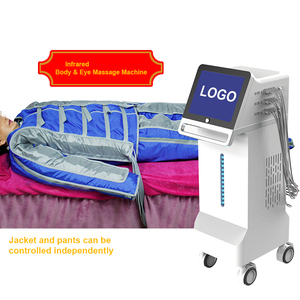 BR619 PRO 3‑In‑1 24 Air‑Bags เครื่องกดบำบัดด้วยอินฟราเรดแบบถุงลม ระบบนวดระบายน้ำเหลือง นวดตัว นวดรอบดวงตา อุปกรณ์สำหรับร้านเสริมสวย มีบริการ OEM - Product Image 1