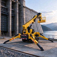 Grue araignée mobile, grue araignée hydraulique sur chenilles, machine de levage pour travaux aériens de construction de murs-rideaux