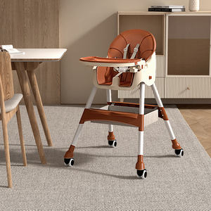 Silla Alta de Plástico al por Mayor con Plato de Alimentación RHS-HC2 China para Bebés, Silla de Comedor Ajustable en Altura para Niños - Product Image 6