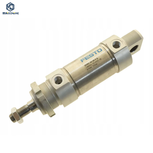 Cilindro Neumático Redondo Estándar DSNU-50-25-P-A, Diámetro de 50 mm, Carrera de 25 mm, Actuador de Aire de Doble Acción para Automatización Industrial - Product Image 1