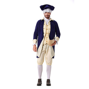 Disfraz de Cosplay de Caballero Europeo Americano, Traje de Actuación Escénica para Adultos y Niños con Sombrero, Pantalones y Cuello Desmontable - Product Image 2