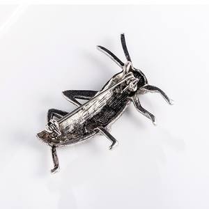 เข็มกลัดรูปแมลงแฟชั่น แมลงวันพิราบสุดอินเทรนด์ ประดับกลิตเตอร์ สำหรับสาวๆ เครื่องประดับเก๋ไก๋ เท่ห์ โดดเด่น สำหรับผู้หญิง สาวๆ และสุภาพสตรี - Product Image 4