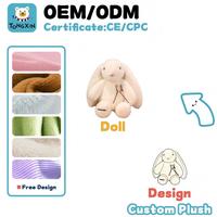 Peluche Lapin Personnalisable Adorable avec Cœur, Jouet Doux et Confortable, Certifié CPC OEM CE ODM