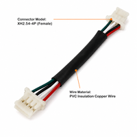 Kabel Pigtail Konektor Multi Pin Kustom OEM Perakitan Kabel Lead Jantan Betina 2P 3P 4P 6P 8P untuk Peralatan Elektronik PCB