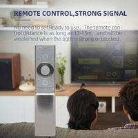 Control Remoto para Televisor Samsung Smart QLED UHD 4K 3D, Modelo RM-J1300 V1, Código Fijo BN59-01272A, Metálico