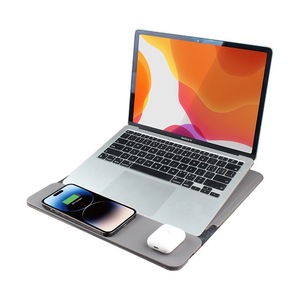 Custodia per Laptop 4 in 1 con Ricarica Wireless e Tappetino di Ricarica da Scrivania per Viaggi, Compatibile con MacBook Air e Pro - Product Image 2