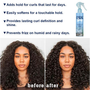 Ensemble de produits Curl Mousse pour les cheveux à la noix de coco Crème pour les boucles Gel pour les cheveux <span class=keywords><strong>Curling</strong></span> <span class=keywords><strong>Custard</strong></span> Curl Spray - Product Image 6