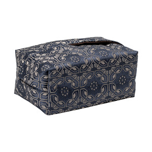 Boîte à mouchoirs en tissu brodé fait main, style chinois, luxe, pour le bureau, accessoires pour la cérémonie du thé - Product Image 4