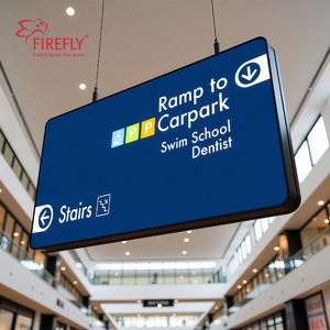 Tùy chỉnh trong nhà airprot treo Directional dấu hiệu khách sạn LED Light Box wayfinding signage tàu điện ngầm hướng dẫn dấu hiệu LED lightbox - Product Image 2