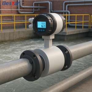 高精度 0.5 電磁流量計 耐腐食性ステンレス鋼流量計 工業廃水監視用 - Product Image 3