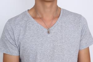 הגעה חדשה יכולה לפתוח נירוסטה התראה רפואית סמלה גלולה תליון שרשרת אבן משאבה אבן אבן חן לבן - Product Image 5