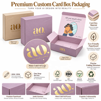Boîtes cadeaux rectangulaires personnalisées haut de gamme avec logo en feuille d'or mat, boîtes cadeaux robustes violettes pour biscuits, café et vente au détail