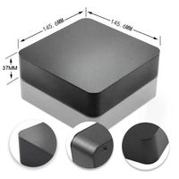 Boîtier de projet électronique pour mini PC industriel, boîtier personnalisé en alliage d'aluminium extrudé CNC, ensemble de boîtiers pour mini ordinateur de bureau