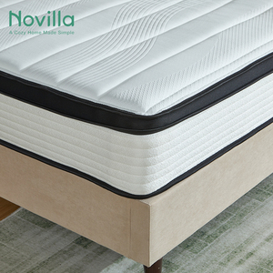 Matelas hybride en mousse personnalisé, imperméable, 6, 8, 10 pouces, fabrication OEM ODM, matelas à ressorts ensachés taille King - Product Image 3