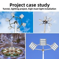 Projecteurs LED haute puissance pour stades, étanches IP66, éclairage extérieur haute efficacité, angle de faisceau 70-140°, large plage de tension AC