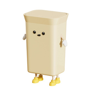 ถังขยะในครัวทรงสี่เหลี่ยมขนาดใหญ่พร้อมฝาปิดกันน้ำสำหรับใช้ภายในอาคาร ดีไซน์ทรงแคบ - Product Image 4