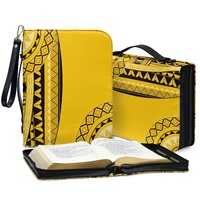 Nouveautés 2026 : Sac de Bible Imperméable Grande Capacité pour Femmes, Tendance, avec Ruban Noir Personnalisable sur Demande