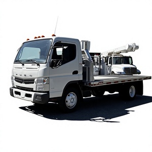 Top Quality Luxury Standard Ready to Work 2013 Used For Fuso FE160 14-Foot Flatdeck Diesel Low Mileage Truck Travel trailer - Product Image 1