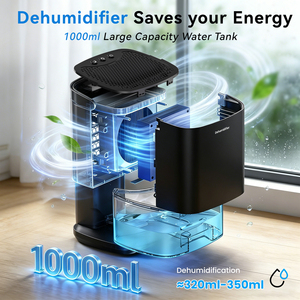 Dehumidifier for Home, Portable Air Dehumidifier, Household Mini Dehumidifier for Sale 1000ML - Product Image 2
