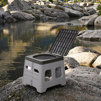 Toilette de camping pliable portable mini pour voiture, étanche, pour voyages en plein air