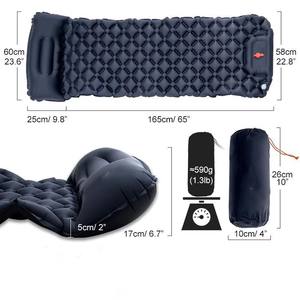 Colchón de Aire Portátil Individual Cama de Viaje Colchoneta para Dormir con Almohada para una Persona Camping al Aire Libre y Senderismo con Logo Personalizado - Product Image 2