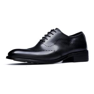 Zapatos de cuero genuino de diseño clásico, lujosos y personalizados para hombre, informales, de negocios y formales. - Product Image 2