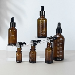 Venta al por Mayor de Botellas de Vidrio Ámbar de 5 ml, 10 ml, 15 ml, 20 ml, 30 ml, 50 ml, 100 ml para Aceites Esenciales y Sueros, con Marcas de Medición - Product Image 4