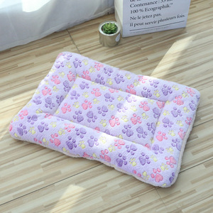Wärme halten Winter Paw Print Haustier weiche Decke Plüsch Katze Sofa Hundematte Bettzubehör Haustierzubehör - Product Image 6
