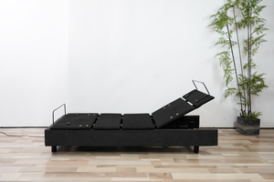 Cadre en métal réglable de glissière de meubles de chambre à coucher de dernière conception de Healthtec avec <span class=keywords><strong>4</strong></span> moteurs Okin lit électrique de soutien lombaire - Product Image 3