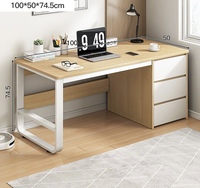 Meubles de bureau en gros d'usine, meubles de bureau à domicile pas chers, bureau d'étude moderne et petit pour ordinateur