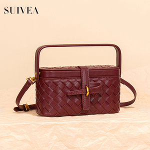 Wholesale Women's <b>Handbags</b>: Vintage-Style Compact Square Bags, Light Luxury Handwoven Tote Bags, Shoulder Crossbody Bags - Product Image 4