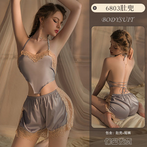 2024<span class=keywords><strong>ชุด</strong></span><span class=keywords><strong>นอน</strong></span>สามชิ้นมีกระเป๋าหน้าท้องผู้หญิงบริสุทธิ์ขนาดใหญ่ต้องการฤดูร้อนชุดนอนฤดูใบไม้ผลิและฤดูใบไม้ร่วง - Product Image 6