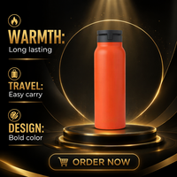 Nouvelle Arrivée - Bouteille d'Eau Isotherme en Acier Inoxydable 700ml/960ml avec Couvercle et Compatible MagSafe - Vente Flash