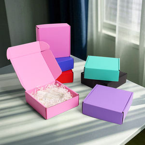 Boîte en carton ondulé pliable avec logo personnalisé, échantillon gratuit, emballage couleur avec impression personnalisée, boîte en carton d'expédition - Product Image 4