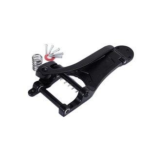 Pont vibrato <span class=keywords><strong>Bigsby</strong></span> en alliage d'aluminium 3 couleurs pour guitare électrique 6 cordes, quincaillerie de remplacement pour style jazz creux - Product Image 3