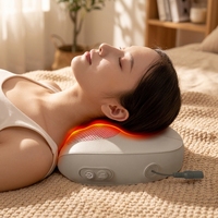 2026 Nackenmassagekissen Shiatsu Wärme Heiße Kompresse Vibration Knetmassage Nackenstützkissen Schmerzlinderung