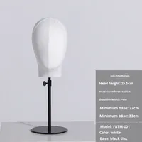 Mannequin en fibre de verre à succès, modèle de torse, présentoir de table, support de présentation de chapeau, perruque, velours, support debout