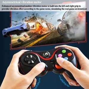Manette de jeu sans fil INNOASIA V8 avec moteur de vibration et support pour téléphone pour Android/iOS/Smart TV/Switch/PC - Product Image 3