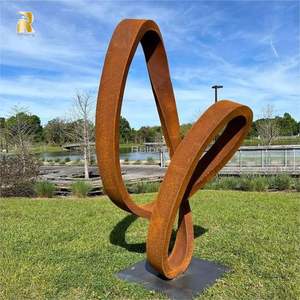 RELONG Custom Outdoor <strong>Garden</strong> Large Metal Corten Abstract Art <strong>Sculpture</strong> <strong>for</strong> <strong>Sale</strong> - Product Image 2