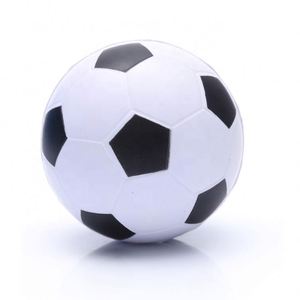 Pelota Antiestrés de Fútbol, 6.3cm, Material PU, Blanco y Negro, Juguete Suave para Aliviar el Estrés, Unisex, Regalos Promocionales, 500 Piezas - Product Image 2